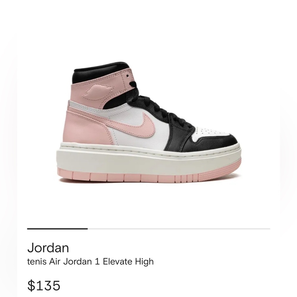 Air Jordan 1 Elevate High “Pink/Black/White” sz 7.5 (W) gently used
